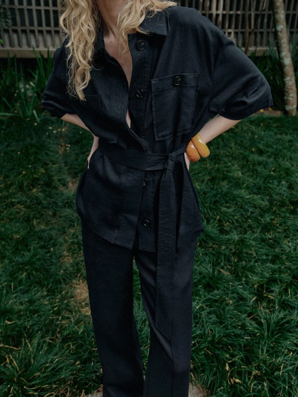 NWT Zara Belted Linen Safari Jacket Top